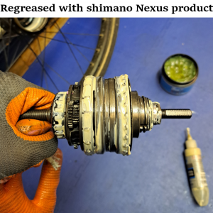 Regreased with shimano nexus product